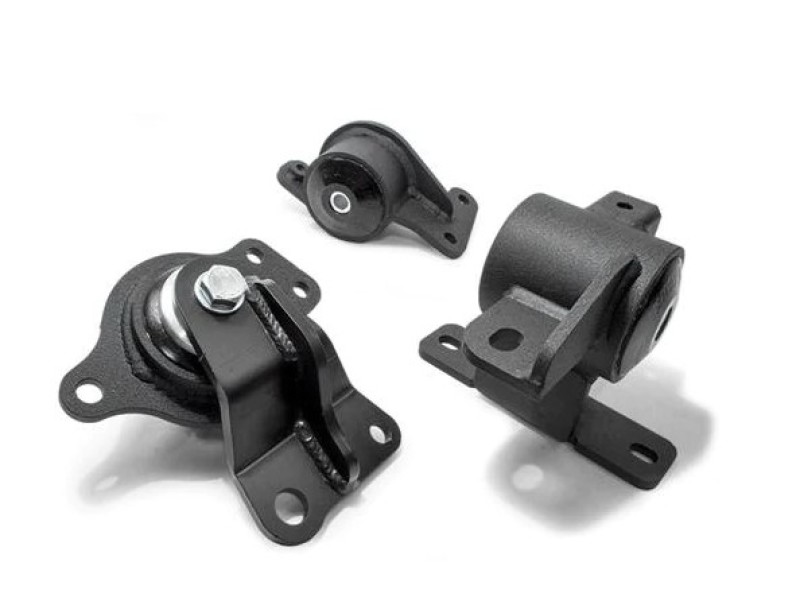 Honda FIT Engine Mount Kit - Innovative Mounts - Steel 95A Bushings - Black - `05-`08 Honda FIT Engine Mount Kit - Innovative Mounts - Steel 95A Bushings - Black - `05-`08